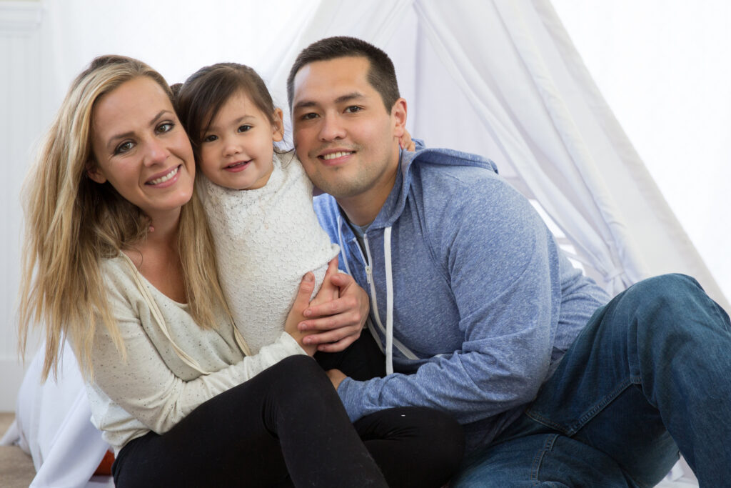 Kaley y los padres